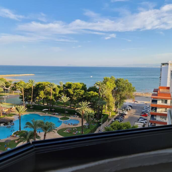 Precioso Apartamento En Cullera, Con Piscina Junto A La Playa Eksteriør bilde